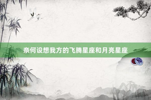 奈何设想我方的飞腾星座和月亮星座